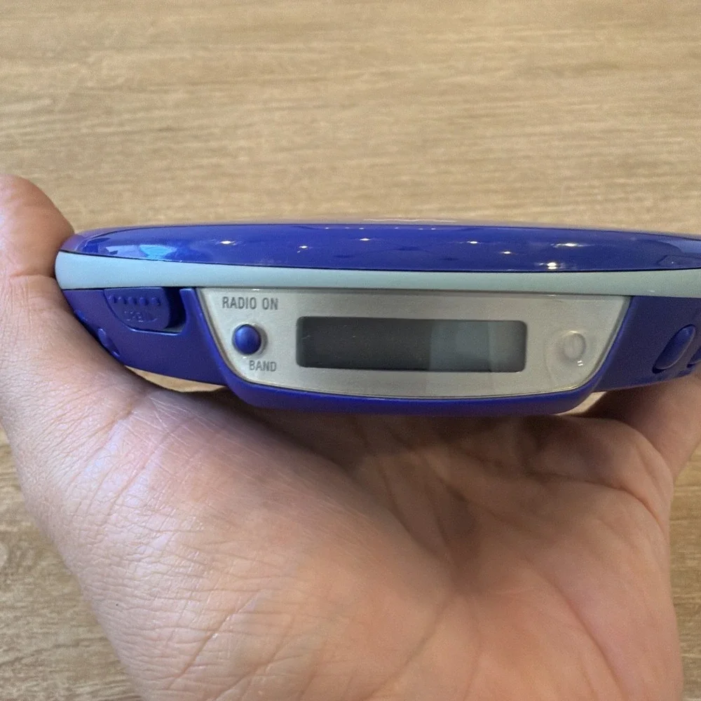 Sony Walkman Psyc D-FJ040 FM/AM Portable CD Player AS IS NOT TESTED Blue Y2K